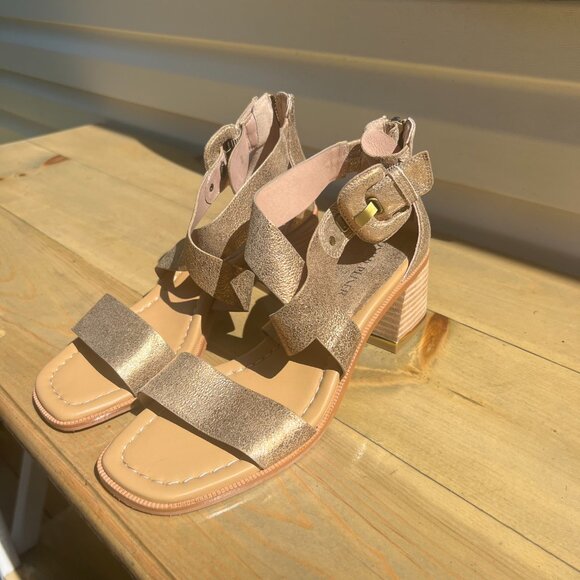 DONALD PLINER Women Helen Light Bronze Casual In Gold 8.5M - Picture 14 of 16